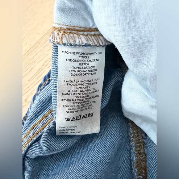 URBAN OUTFITTERS KIMCHI BLUE Clara Drop Waist Denim Midi Skirt- Size M - Picture 7 of 8